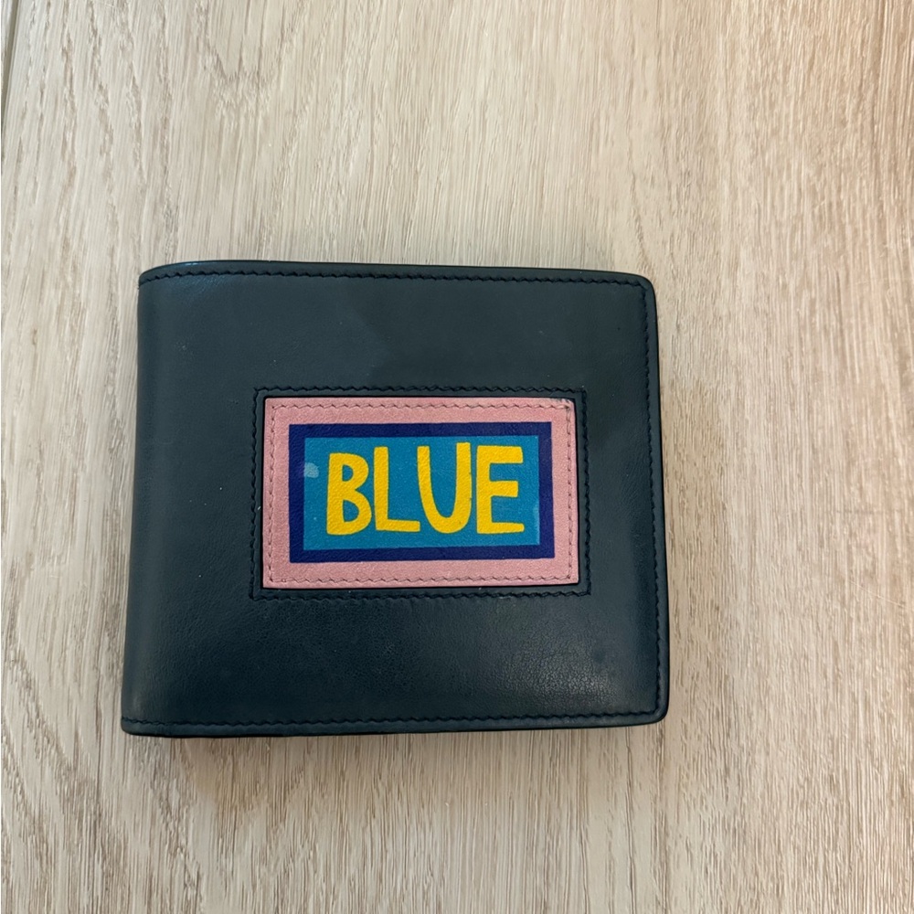 Fendi Blue Wallet with Pink and Blue Patch - Picture 4 of 7